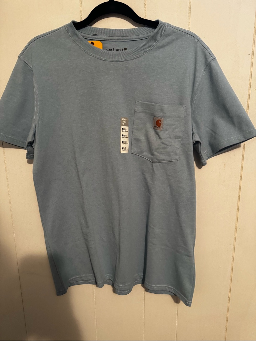 Carhartt Women's Short Sleeve Pocket Tee - Dusty Blue